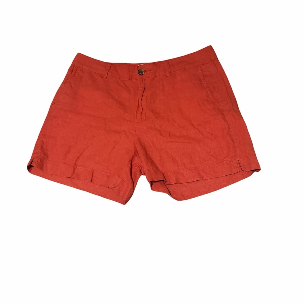 Old Navy High Waist Red burnt orange Blend Shorts